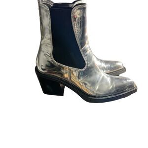 Sam Edelman Mindy Boot from Circus NY,block heel- 2‎ 3/4 heel. Almond toe.  Sz 9